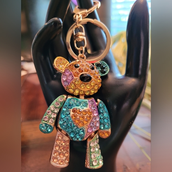 Bag Charm of patchwork Bear - Picture 3 of 4